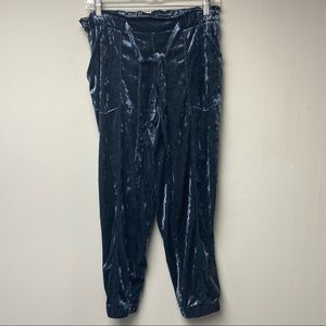 Jolt Velvet Jogger Style Pants - Size Medium